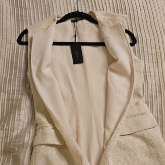 Rag & Bone Cream Textured Mini Dress - Picture 14 of 16